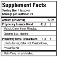 N-Fuzed Nicotine Supplement Facts - 4 oz