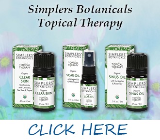 Topical Therapy Essential Oils from Simplers Botanicals