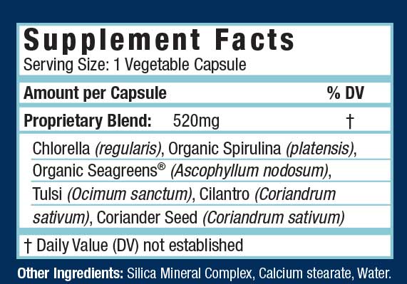 Toxin Therapy 60 Caps Supplement Facts