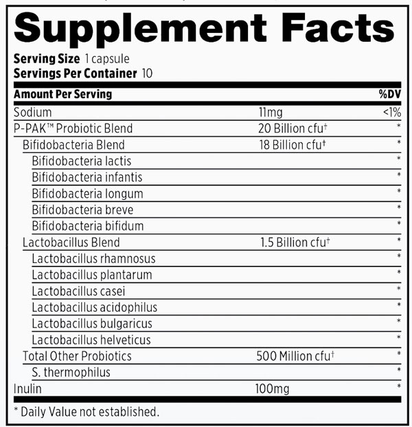 P-PAK Probiotic by Probulin - Energetic Nutrition